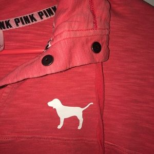 Coral Pink Long Sleeve Crop Top